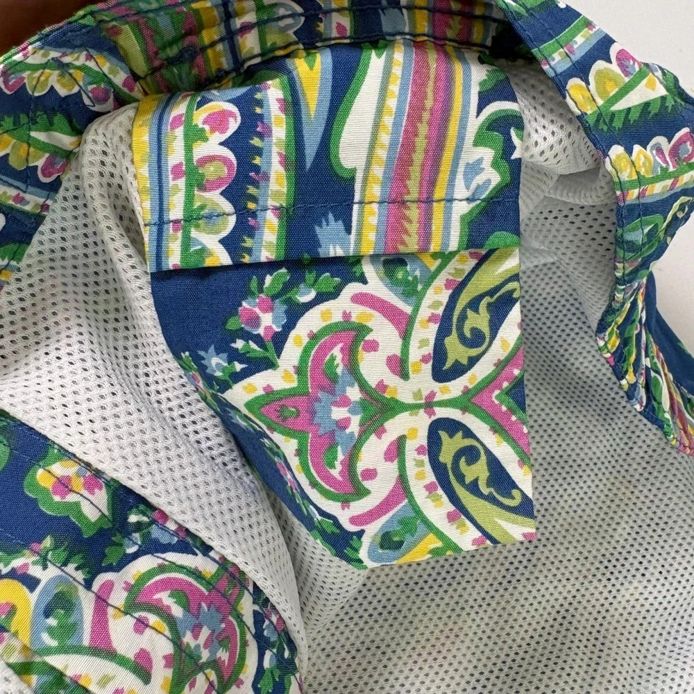 Polo Ralph Lauren Swim Trunks Mens XXL Blue Green Pink Paisley Board Shorts